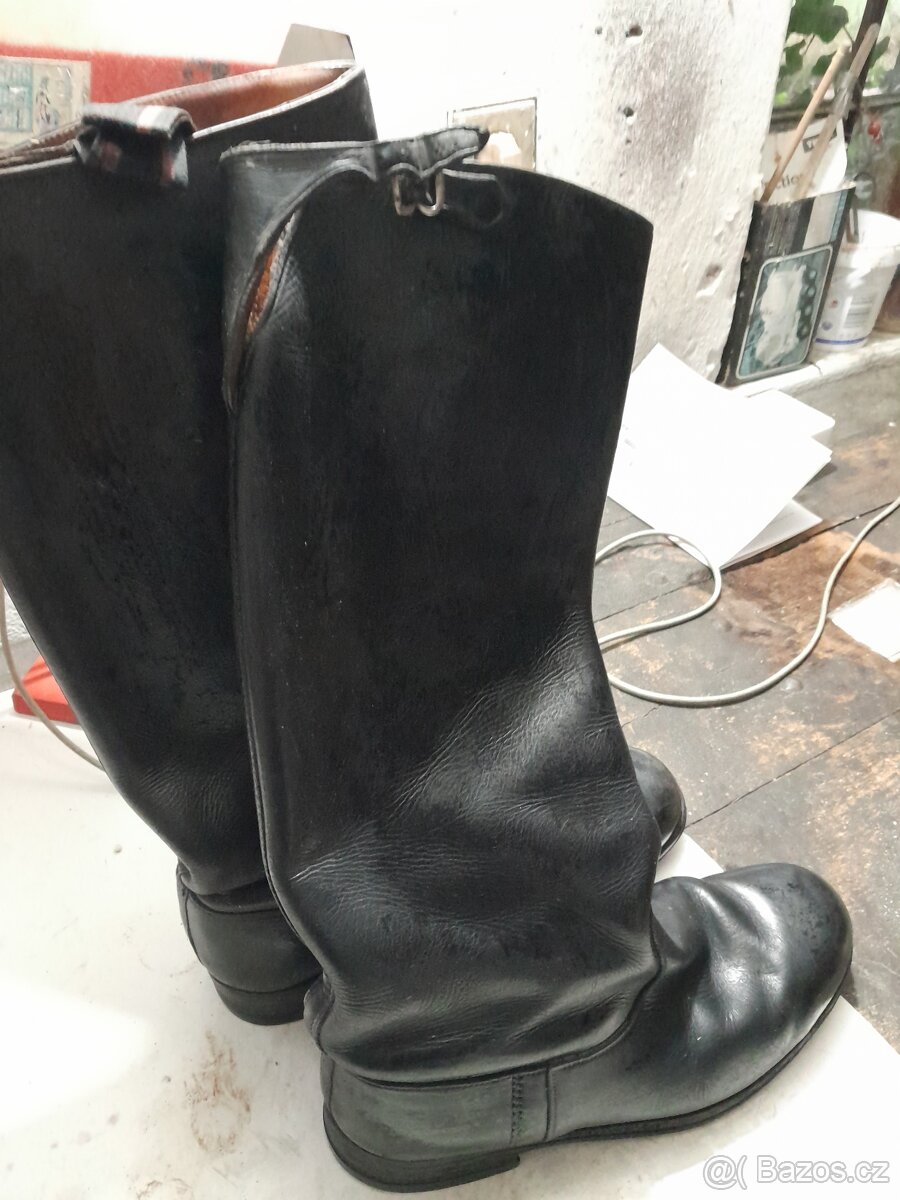 prodám Bajonet Steyr M95 (ÖWG) + dobové armádní boty - 2