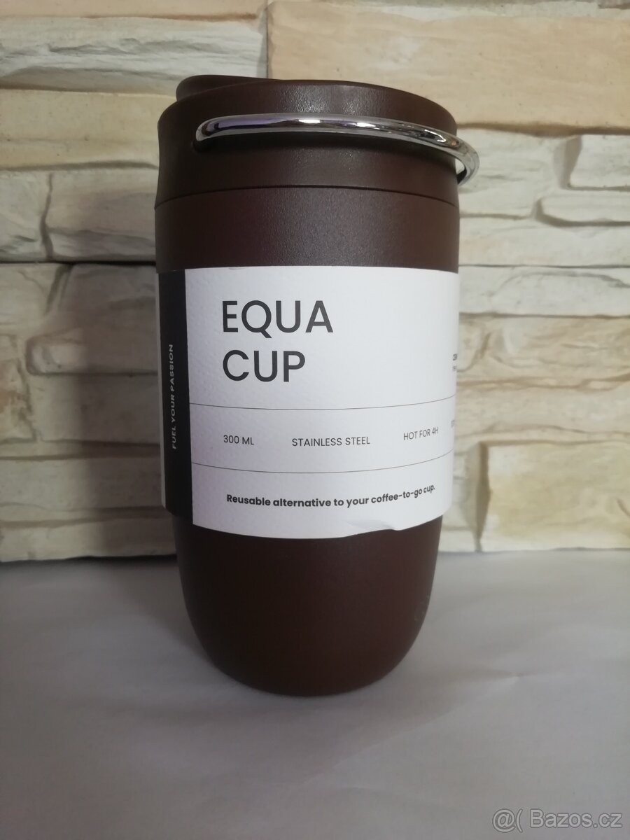 Prodám nový termohrnek EQUA Pure Cup Brown 300 ml - 2