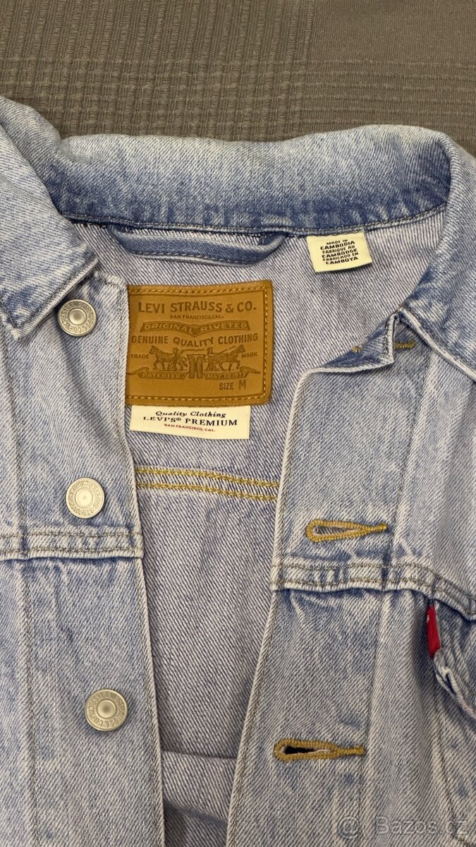 Riflová bunda dámská Levis - 2