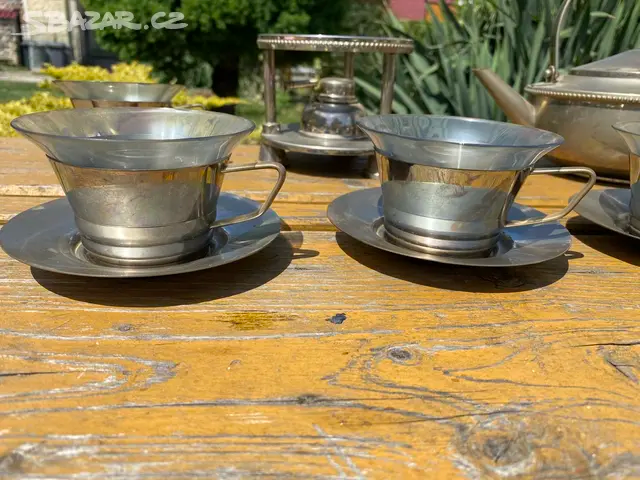 Stary chromovy servis - 2