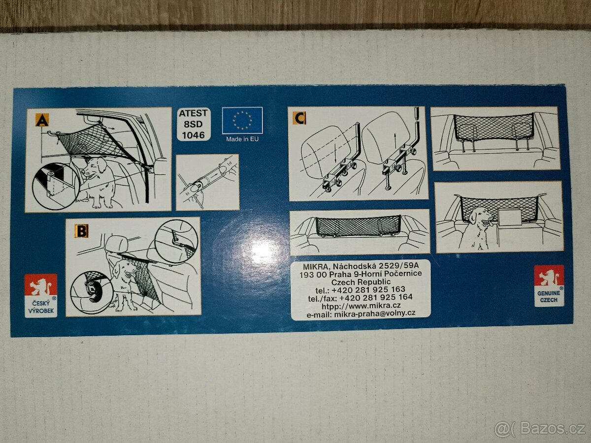 Mikra vnitřní ochranná síť do auta - 2