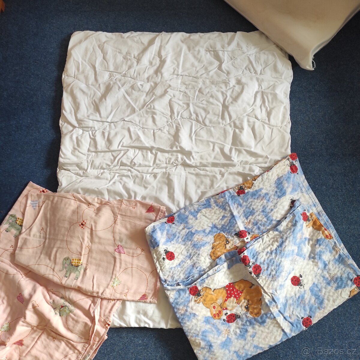 Peřina+ polštář, povlečení 2x a podložka na postel - 2