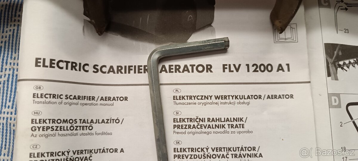 FIELDMANN FLV 1200 A1 válec nože - 2