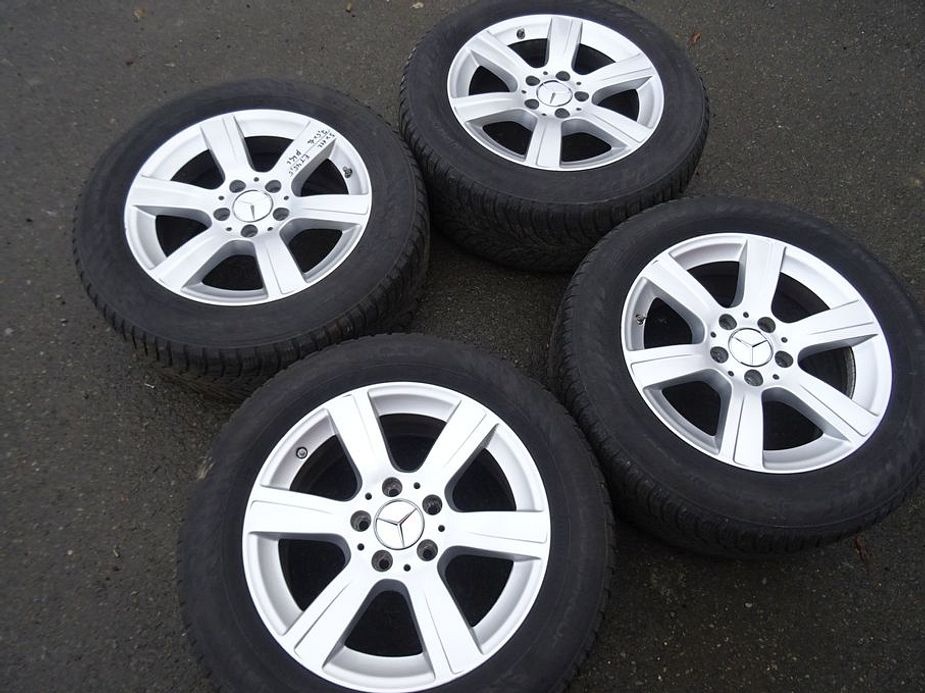 Alu disky origo Mercedes E, 16", 5x112,ET 45,5, zimní sada - 2