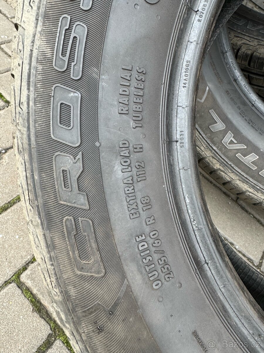 255/60/18 jeté letní Continental 4ks - 2