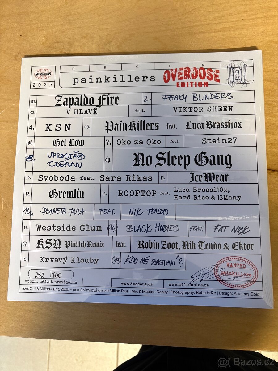 Yzomandias & PTK - Painkillers LP - 2