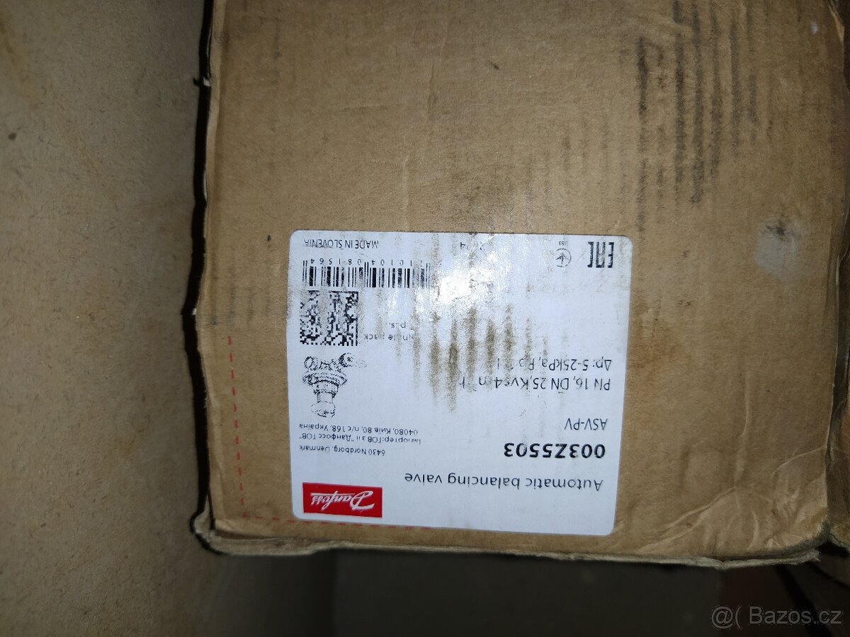 Prodám nové vyvažovací ventily Danfoss - 2