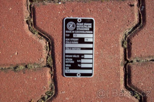 ČZ ŠTITEK NA RAM prodam - 2