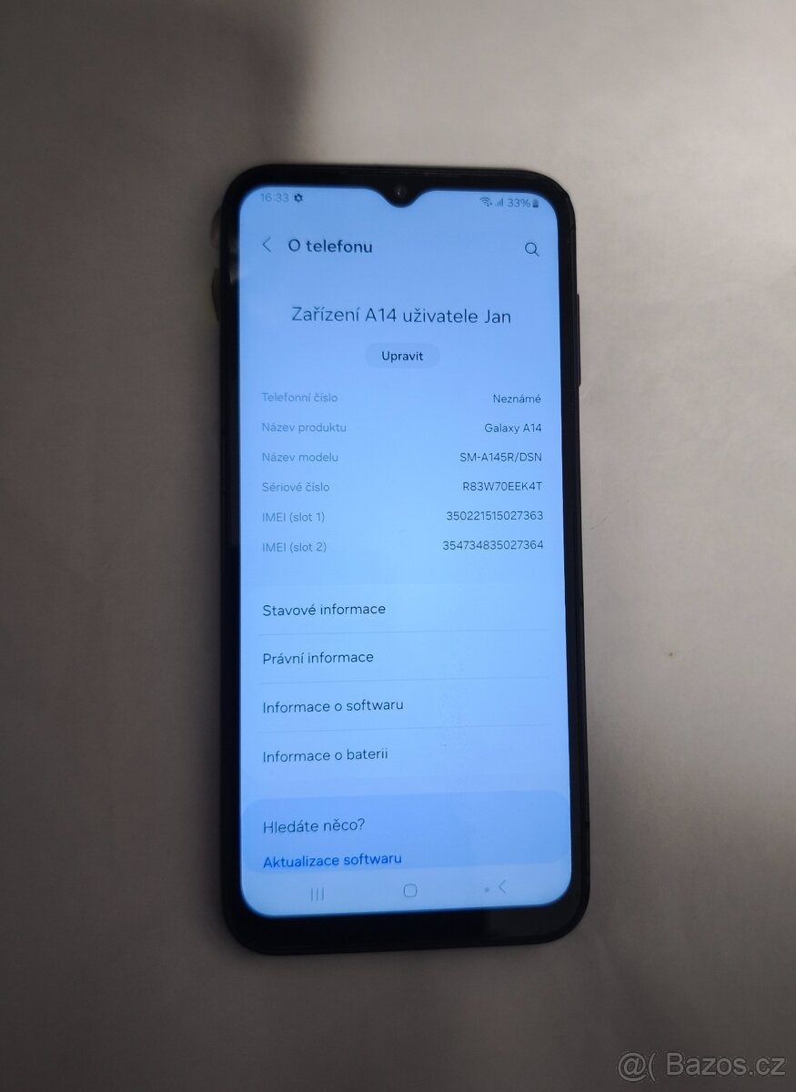 Mobilní telefon Samsung Galaxy A14 4/64GB - 2