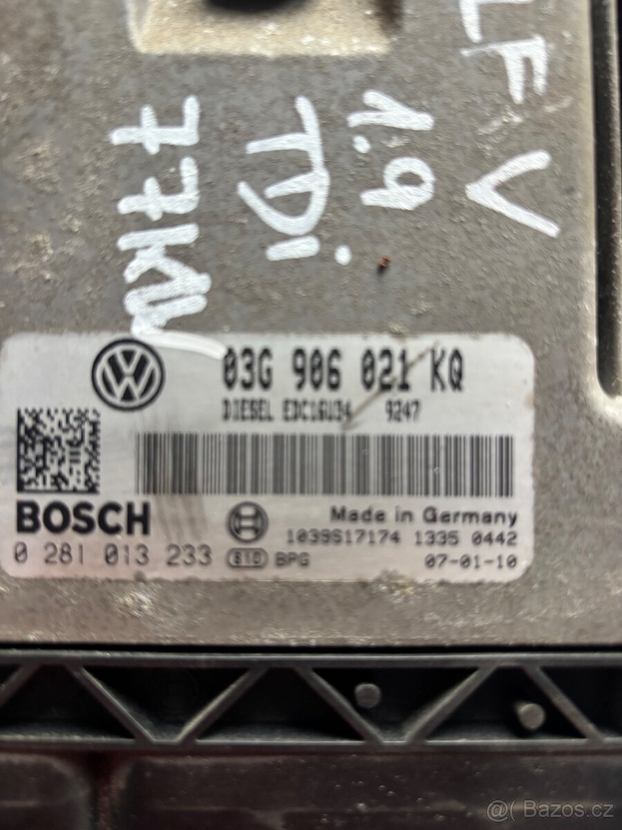 Škoda octavia II,VW golf V 1.9 TDi 77 kw-řídícíi jednotka m - 2