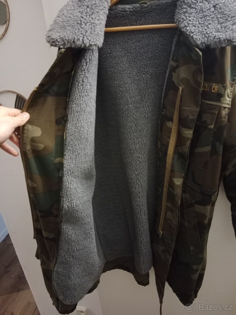 Maskáčová zimní bunda – odepínací podšívka, velmi teplá - 2