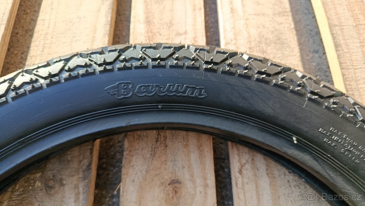 Barum 3,00-16 M12 originál nejetá pneu pro Jawa ČZ - 2