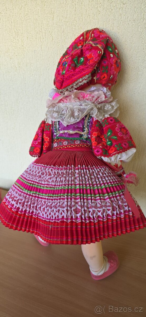 Panenka 60cm v kroji HOREHRONÍ SLOVENSKO - 2