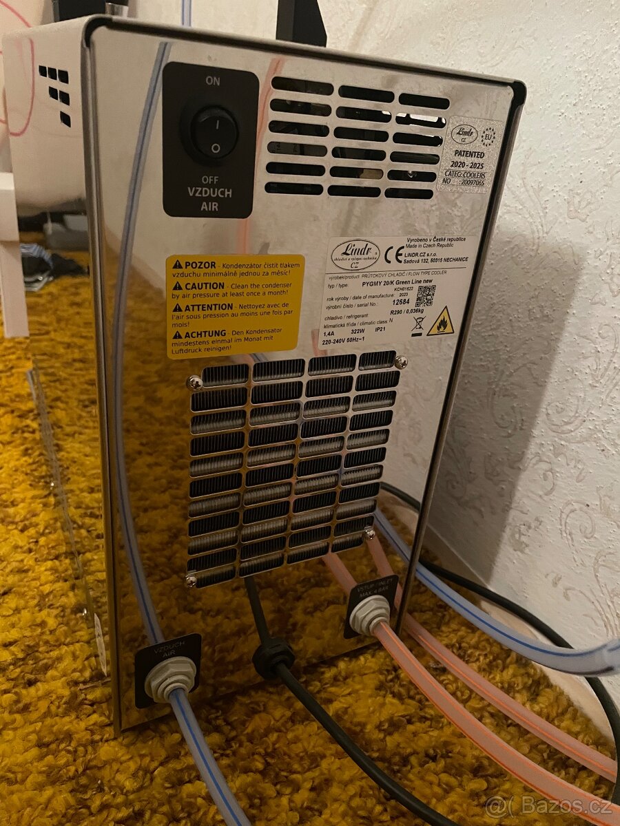 Výčepní zařízení Lindr PYGMY 20/K v záruce + dva narážeče - 2