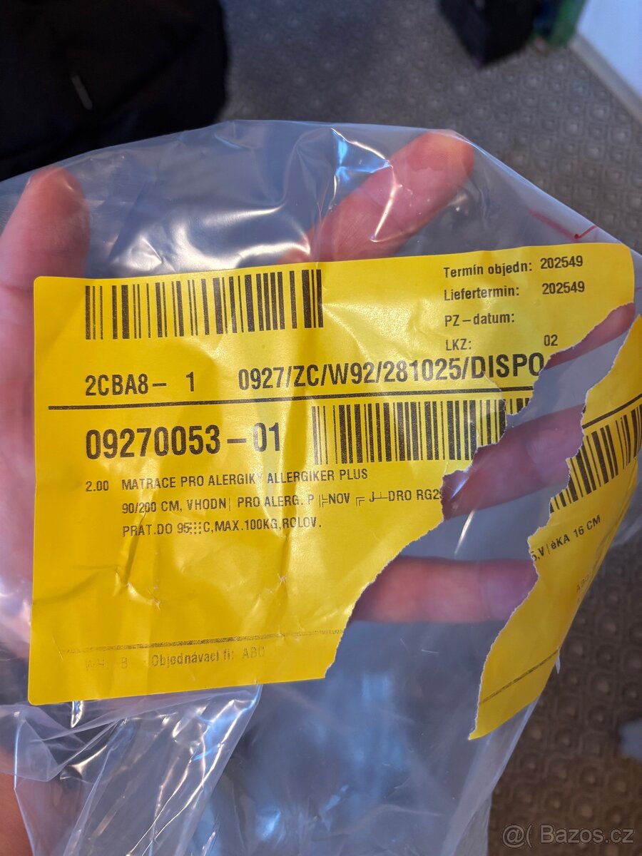 Matrace 90/200 cm NOVÁ - 2