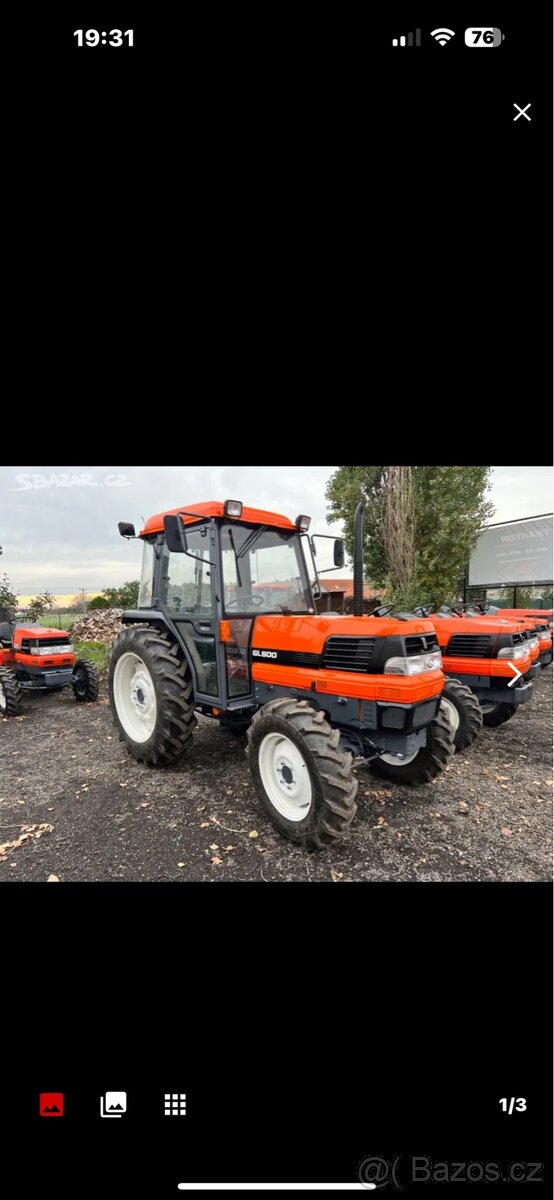 Koupím malotraktor Kubota - 2