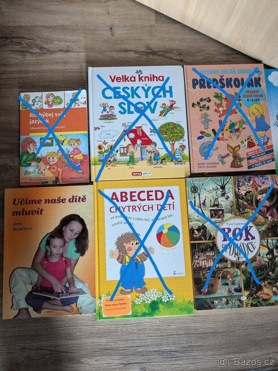 Logopedické knížky, předškolák atd.. - 2