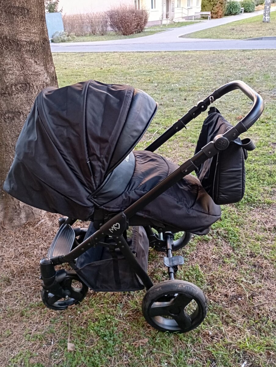 Kočárek 2v1 +sada kol - 2