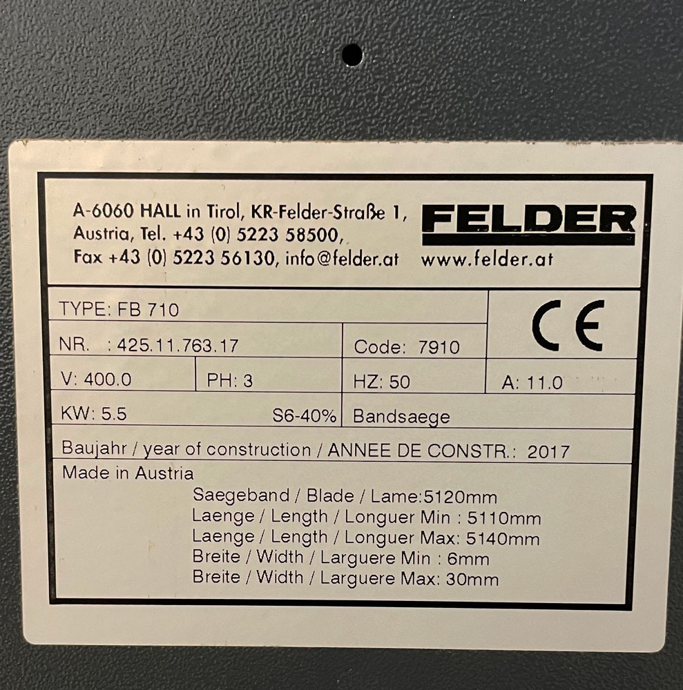 FELDER FB 710 - 2