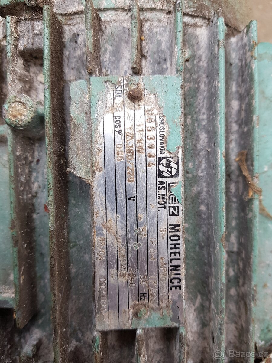 Elektromotor MEZ Mohelnice 1,1 kW - 2