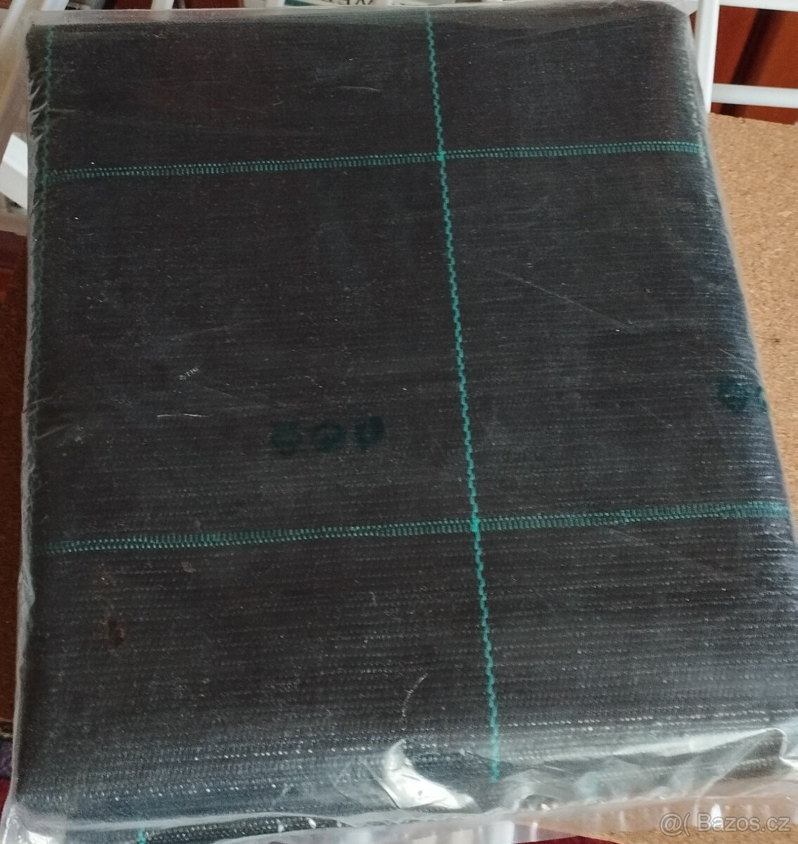 Mulčovací tkaná textilie, nová, 1,6 x 5 m černá - 2