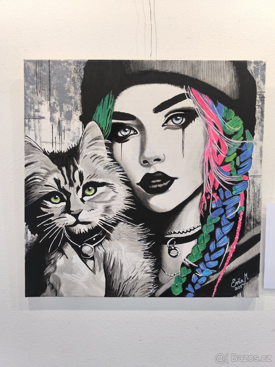 Ručně malovaný obraz - 2