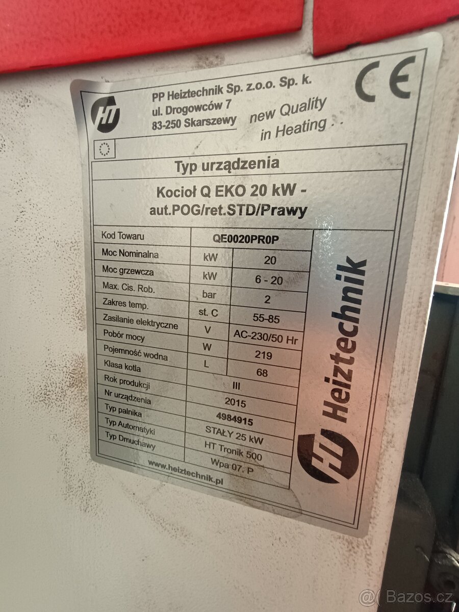 Automatický kotel HT 20kW - 2