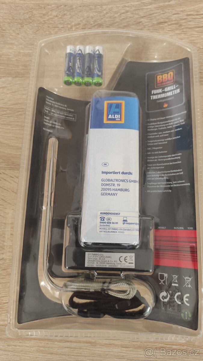 Digitální teploměr se sondou na maso Nový - NEPOUŽITÝ - 2