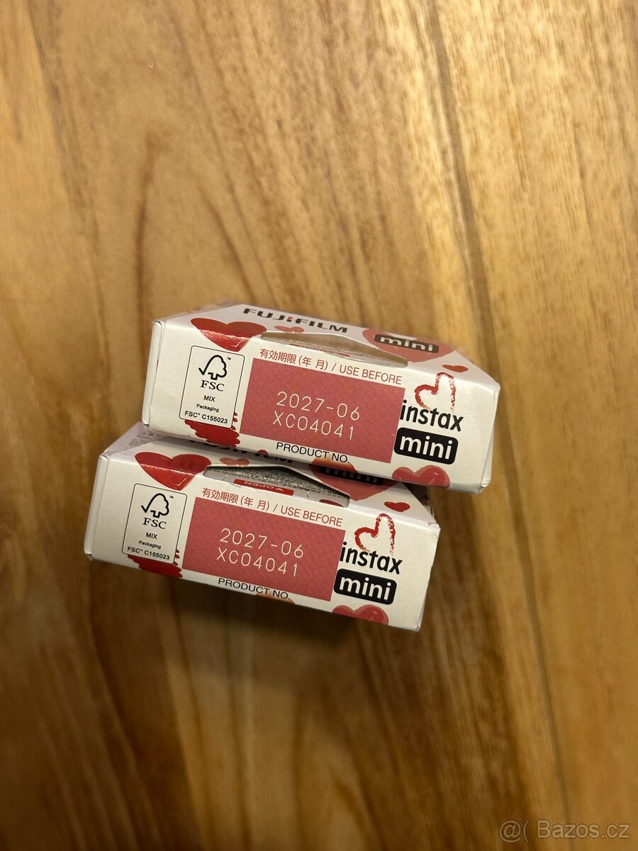 2ks Fujifilm INSTAX Mini HEART SKETCH po 10ks - 2