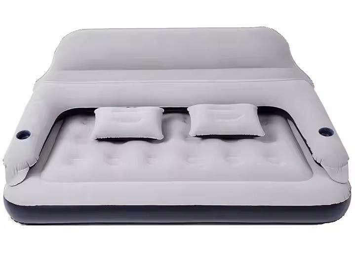 Nafukovací postel max. 250kg s opěrkou na záda + 2 polštáře - 2