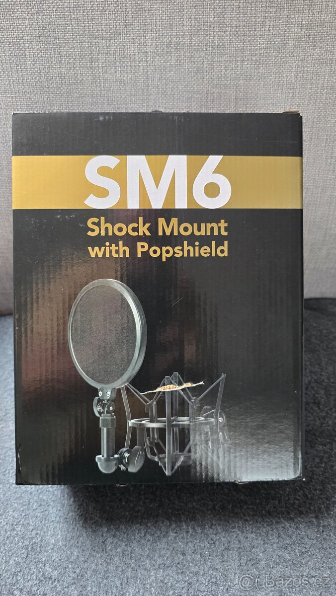 RODE SM6 - odpružený držák mikrofonu s pop filtrem - 2