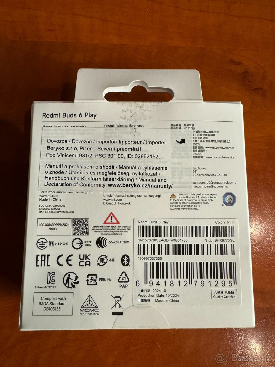 Xiaomi Redmi Buds 6 Play Pink - 2