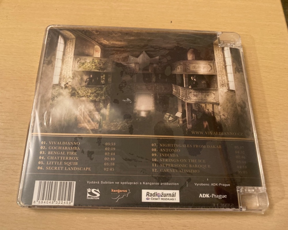 Nové nerozbalené CD Vivaldiano MMVIII - 2