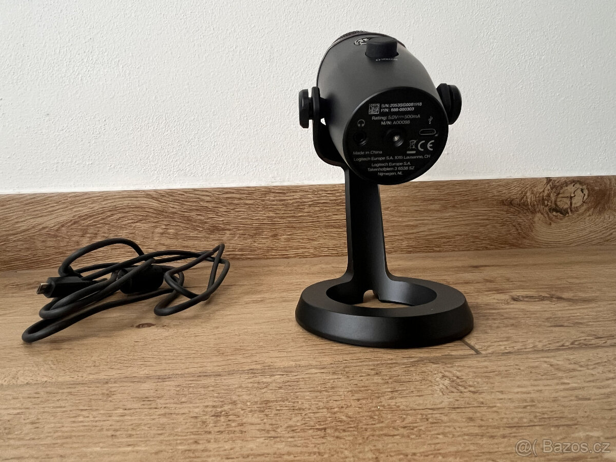 USB Mikrofon - Logitech G Blue Yeti Nano USB, Black - 2