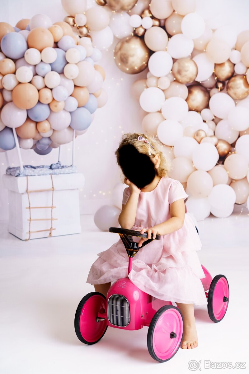 Odrážedlo auto - kovové - 2