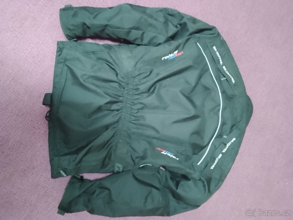 Prodám černou moto. bundu Roleff - 2