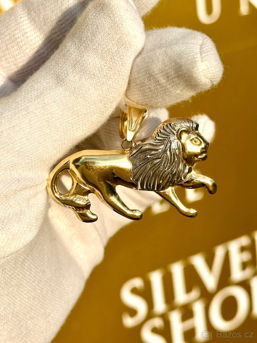 Zlatý přívěsek Lev 5,61g - 2