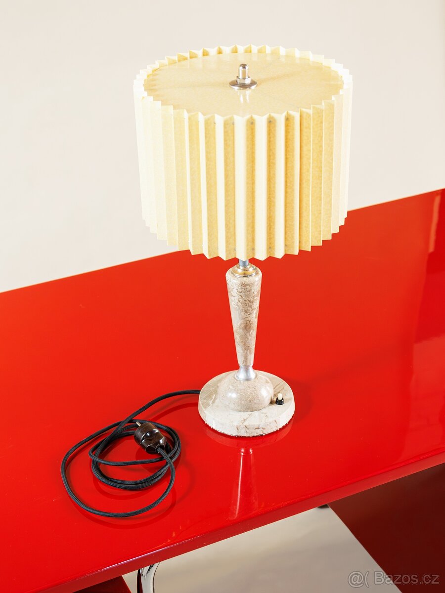 STOLNÍ LAMPA-ART DECO - 2