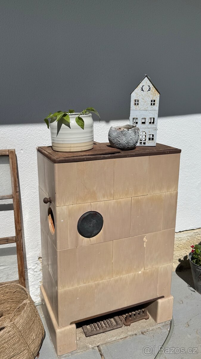 Kachlová pec na uhlí - 2