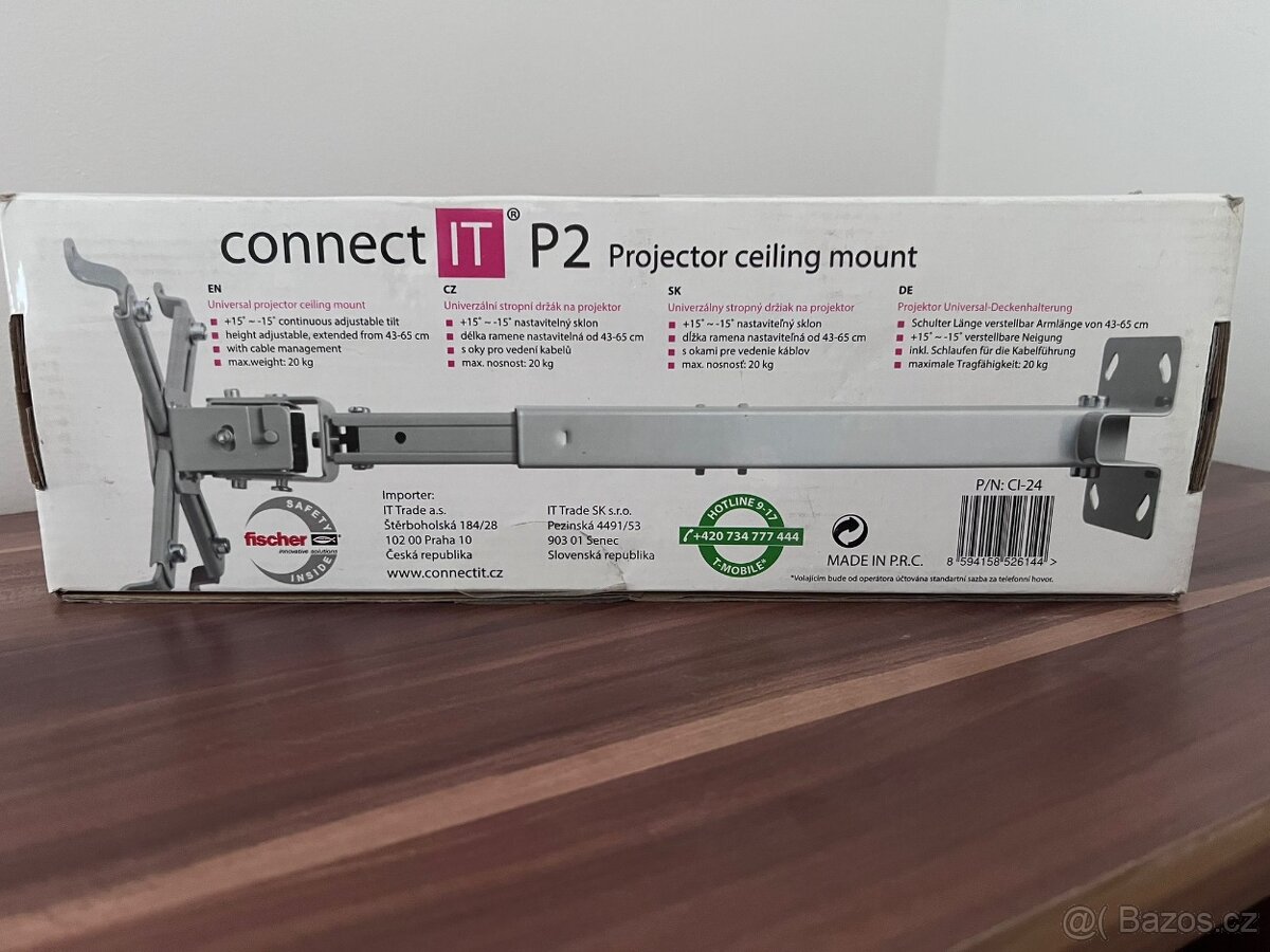 connect IT – P2 Projektorový stropní držák - 2