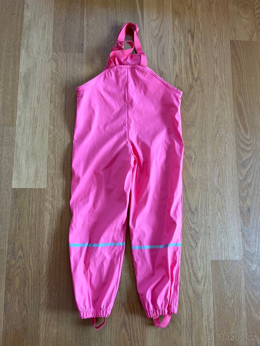 Dívčí pogumované kalhoty 122/128 - 2