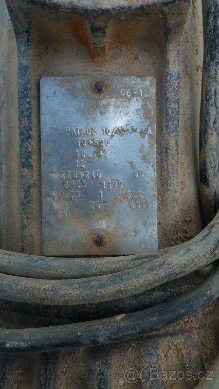 Patrol 10/45 M Profesionální ponorné kalové čerpadlo - 2