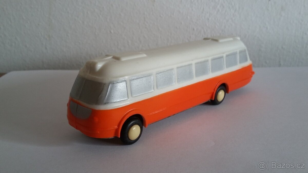 Stará hračka Směr autobus Škoda 706 RTO na setrvačník - 2