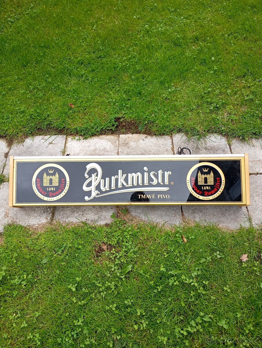 Světelná cedule na pivo purkmistr - 2