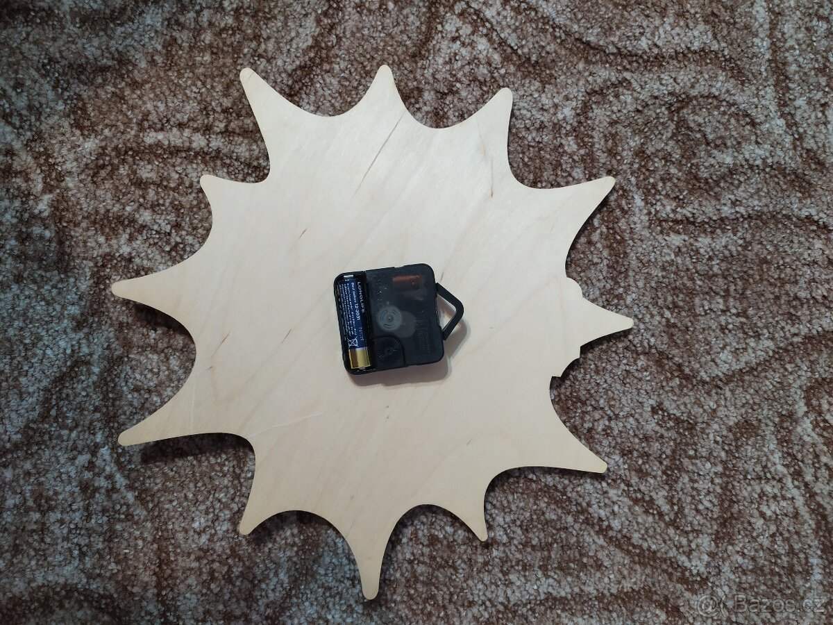 Dětské dřevěné hodiny - 2