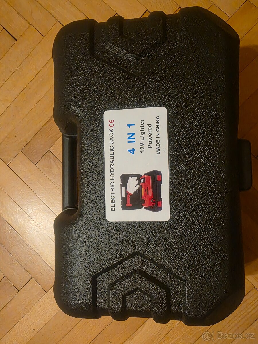 5 tunový elektrický hydraulický zvedák 12V - 2