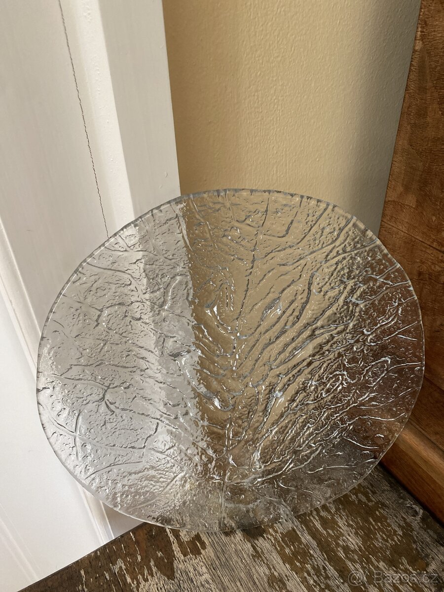 Talíř skleněný - motiv PŘÍRODA+malý zdarma - 2