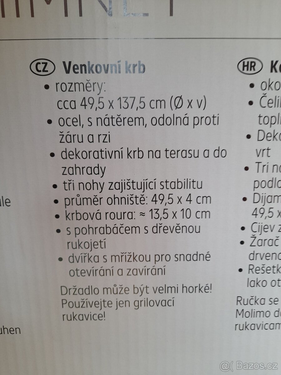 Zahradní krb CountrySide - 2