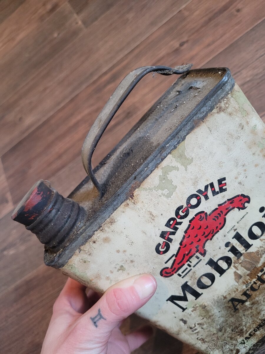 Original plechovka Mobiloil - 2