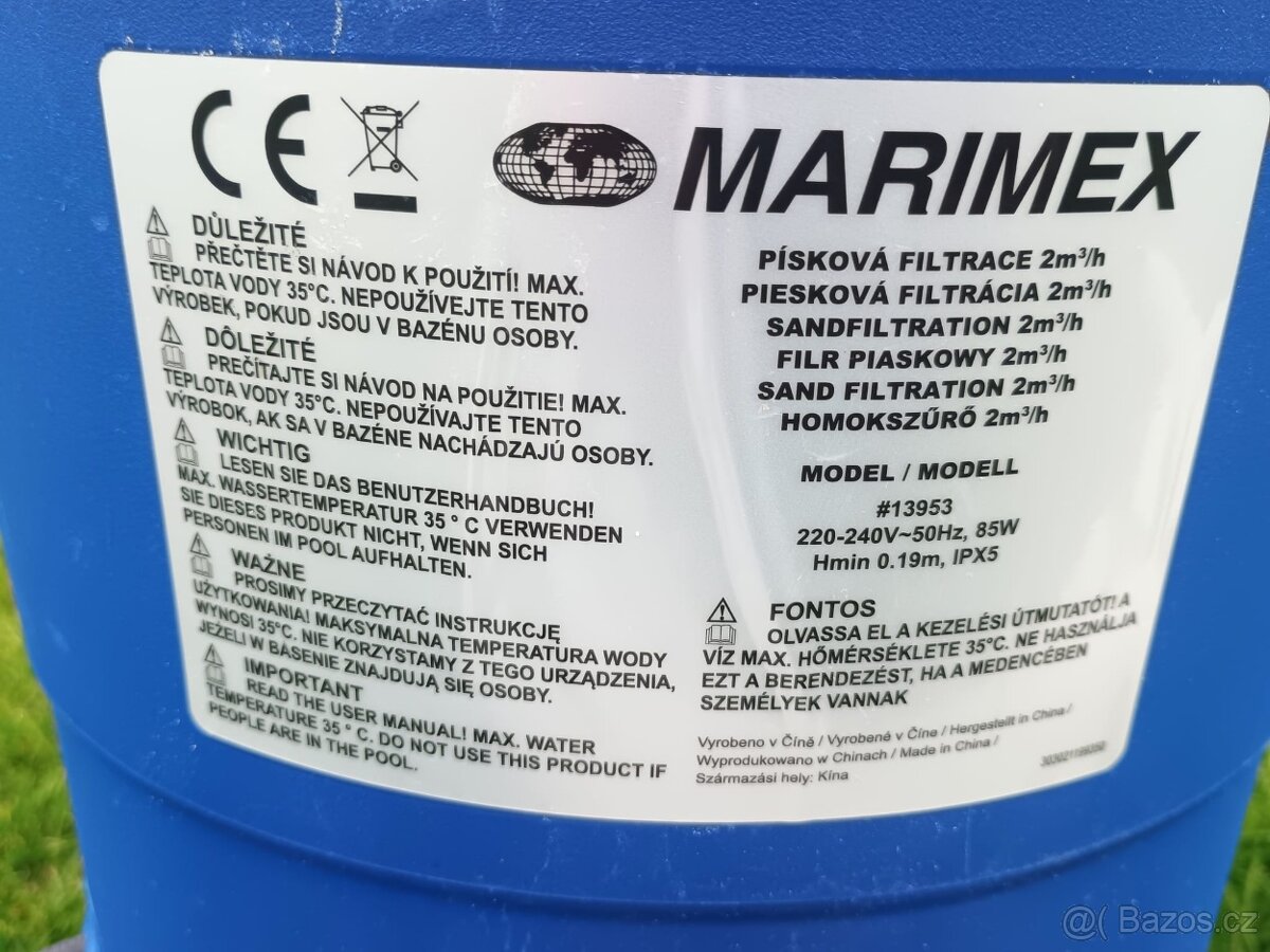 Písková filtrace + vysavač + síťka - 2